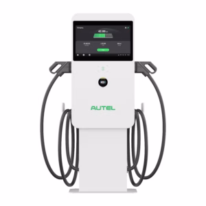 Autel MaxiCharger DC compact Thundergrid rapid EV charging smart app office fleet business commercial