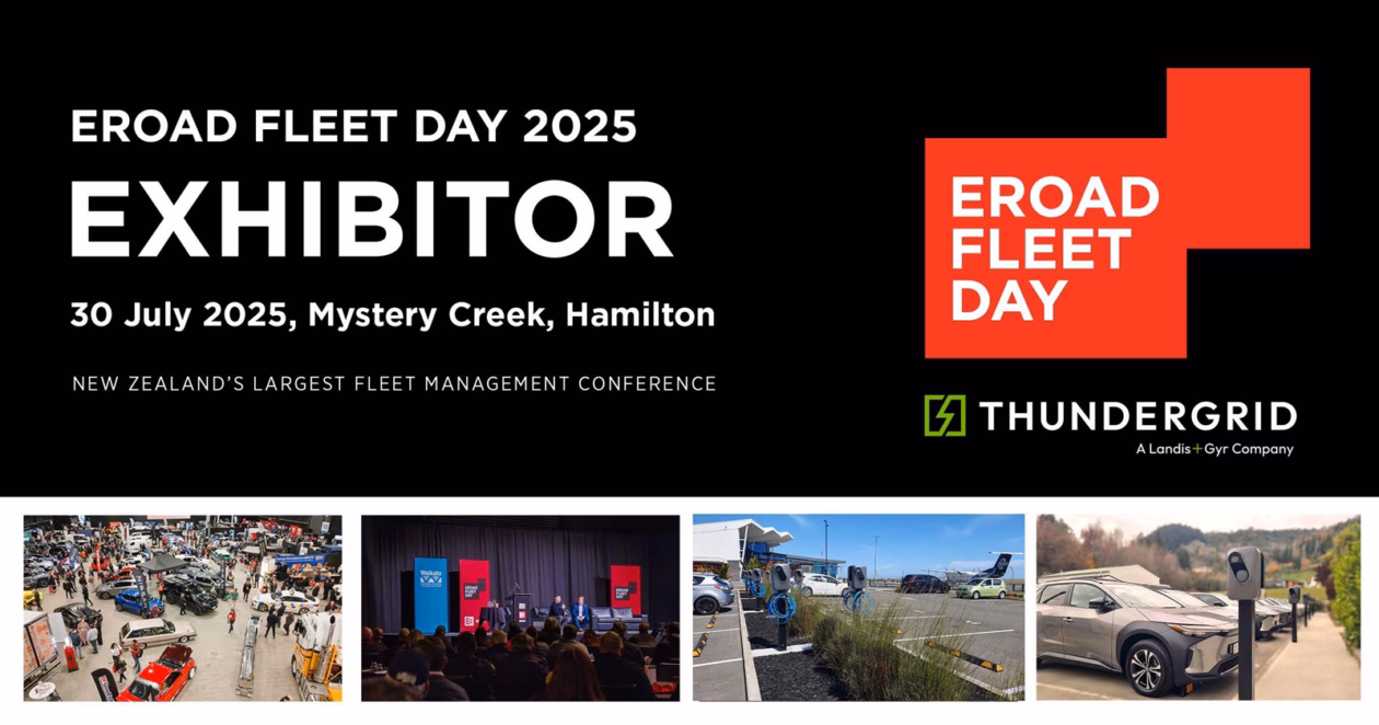 Thundergrid EV charging infrastructure ERoad Fleet Day