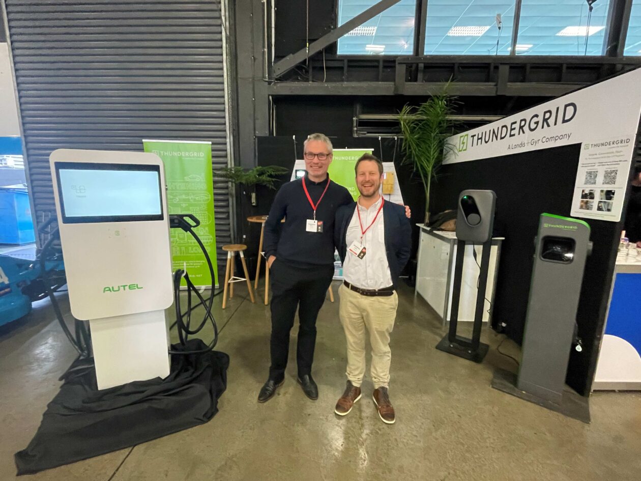 thundergrid booth eroad fleet day smart DC EV charging heavy transport