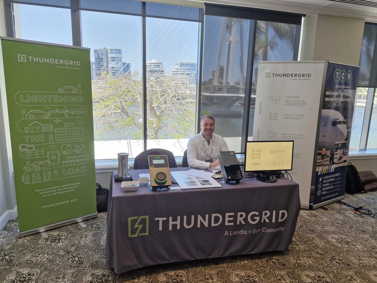 Thundergrid presenting knowledgeand expertise at Airport Electrification Conference Brisbane